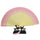 Butterfly Bone Lace Silk Folding Fan Artware    pink