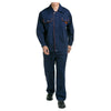 Dark Blue with Orange Edge Working Protective Gear Uniform Welder Jacket   170