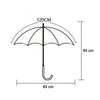 Corazón Amor Encaje Macramé Protector Solar Paraguas para Lluvia