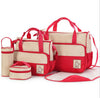 Hot 5pc Baby multifunction Changing Diaper Nappy Mummy Mother Handbag Bags