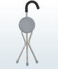 Portable Walking Cane with Seat Chair 2-in-1 Tripod Tool