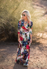 Romantic Blossom Charm Floral Boutique Maxi Long Party Dress