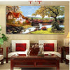 Le Nouveau Rond Diamant Diamant Broderie Salon Lodge 5d Diamant Peinture