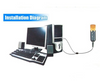 Profesional USB Micrófono Condensador Studio Grabación Pc con Soporte Trípode