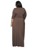 Grande Taille avant Plongeant Soirée Robe Maxi Longue Fête Événement Habillée