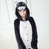Unisex Adult Pajamas Cosplay Costume Animal one piece sleepwear Suit White Pig