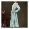 Vintage Embroidery Muslim Elegant Long Sleeve Long Dress  S