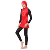 Muslim Swimwear Swimsuit Bathing Suit hw10g   red Burqini