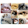 cat's house wram-keeping lamb wool slippers pet's house cat's sleeping bag