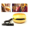 Funky Dial Retro Cable Hamburguesa Teléfono Vintage Regalo Niños Casa