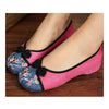 Peacock Old Beijing Cloth Embroidered Shoes