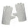 one pair Welding Work Universal Protection Gloves Canvas Full Cotton 24cm Grey N