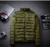 Moderno Ligero para Hombre Acolchado Pato Abajo Parka Talla Grande