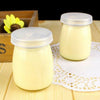 Pudding Bottle Glass Pudding Cup with Cover  100ml
