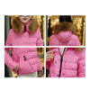 Sount Korean Style Short Down Coat Panda Design Coat   black