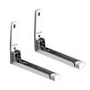 Thickening 304 stainless steel folding microwave oven rack shelves wall bracket