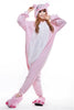 Unisex Adult Pajamas Cosplay Costume Animal one piece sleepwear Suit Pink Pig