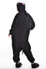 Adulte Unisexe Pyjama Costume Cosplay Animal une Pièce Combinaison Noire Cochon