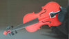 Full Size Natural Acoustic Violin Fiddle with Case Bow Rosin Red Color