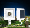 3 Led Solar Betrieben Außenleuchte Licht für Regenrinne Zaun Garten Yards Weiß/