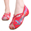 Old Beijing Cloth Embroidered Shoes Colorful Phoenix