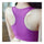 Breathable Dry Fast Woman Shockproof Running Vest Wireless Yoga Bra   purple