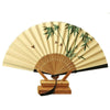 Folding Fan Gentleman Cotton Cloth   bamboo magpie