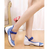 Old Beijing Cloth Shoes National Style Woman Shoes Cowhells Sole Slipsole Phoeni