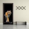 Door Sticker New 3D DIY PVC Waterproof  Door Wall Mural Tiger qd030