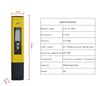 Handheld Digital ATC Water Quality pH Meter with 0-14 pH Measurement Range