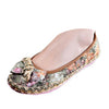 Women's Chic Mesh Breathable Cloth Shoes Soft Sole  loafer kaleidoscope flowers