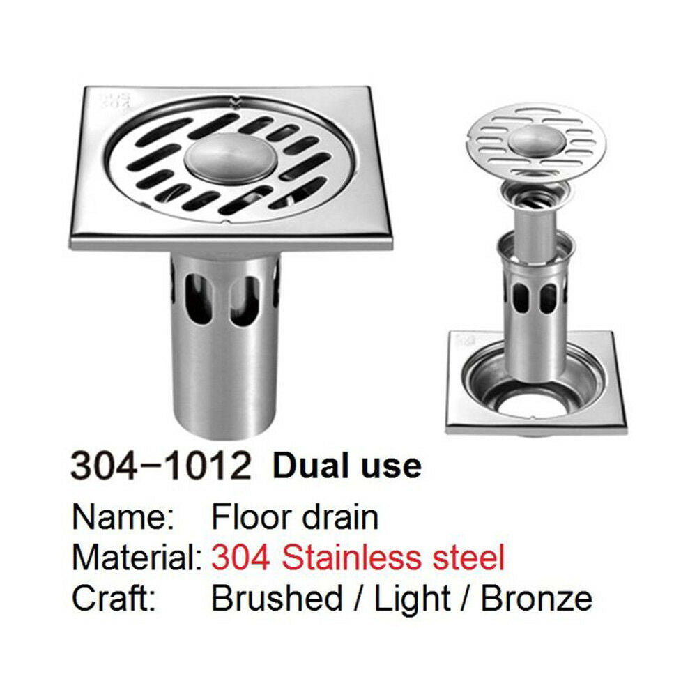 SELECT 304-1012 DUAL USE 304 Stainless steel floor drain PRINCE FOX