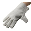 Un Par Trabajo Protección Lona Puro Algodón Grueso Guantes 24cm