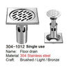Choisissez 304-1012 Usage Unique Acier Inoxydable 304 Drain de Sol Prince Fox