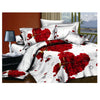 3d Aktiv Drucken Bett Steppdecke Bettdecke Blatt Deckel 4-tlg.