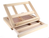 Madera Mesa Caballete con Cajón Ajustable