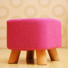 Ottoman footstool Rest stool with 3 legs Paper Mache