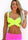Hot Sale New Fashion fluorescent color burst models bustier sexy chest wrapped