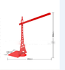 Schreibtisch Rotierende Tisch Led Lampe USB Lade- Berührung Lampe Paris Turm