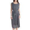 Grand Robe Péplum Hepburn Style Robe à Pois