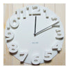 Creative Round Simple 3D Digital Wall Clock