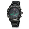 Naviforce Men Waterproof Sports Casual Watch LED Dual Dispkay Quartz