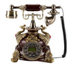 Vintage Antik Retro Anrufer Id Handgerät Schreibtisch Holz Telefon Hand Gratis