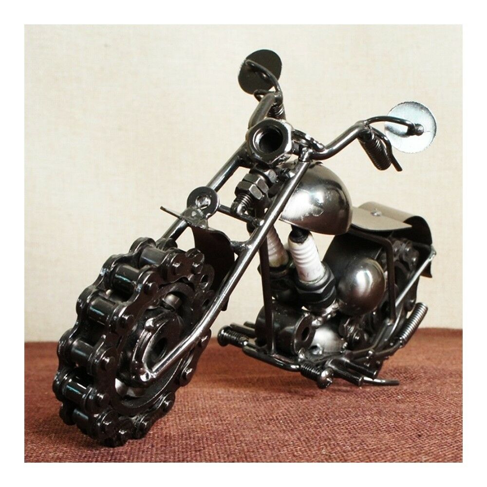 Vintage Iron chain Motorcycles  Table Decoration