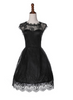 Full Lace In Built Tutu Flared Party Ball Cocktail Midi Dress for Formal Event