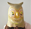 Owl Head Mask Rubber Latex Animal Costume Full head Mask Halloween Costume Fancy