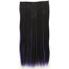 60cm Extension de Cheveux Pièce Dégradé Morceau Long Droit 55 Couleurs