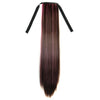 Lace-up Colorful Highlights Wig Horsetail