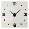 Acrylique Horloge Murale Diy Chiffre Miroir Salle à Manger Noir