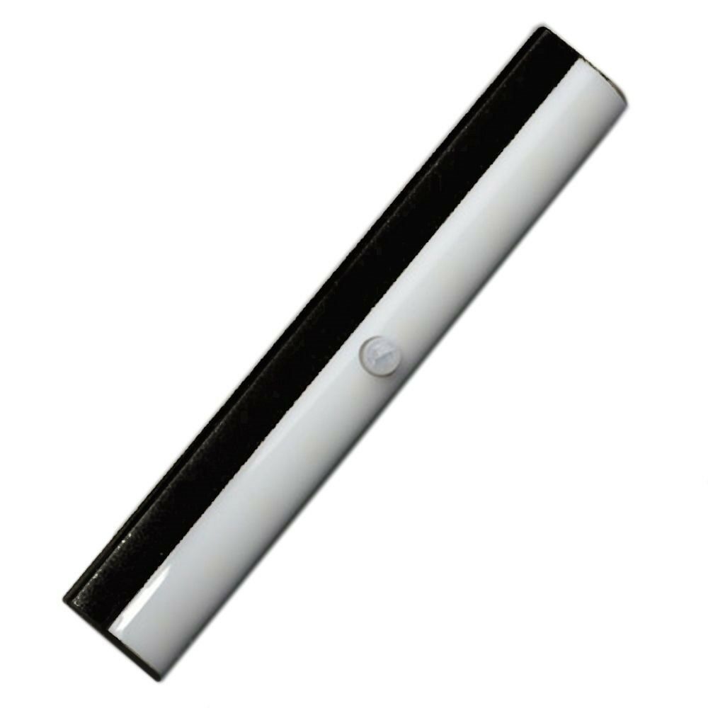 30LM Aluminum 10 LED Cabinet Light Infrared Body Motion Control Sensor   black